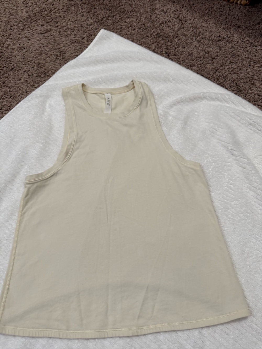 lululemon athletica Women's Cream Tank Top